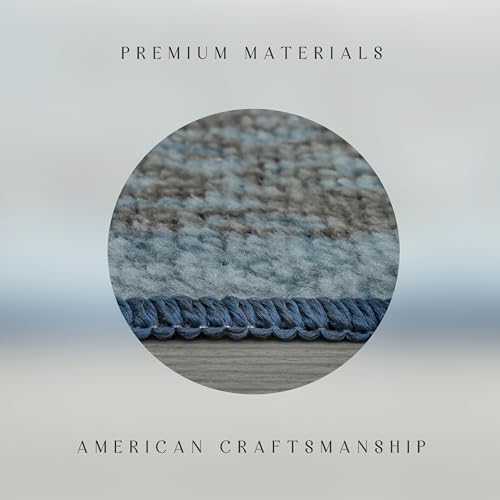 Maples Rugs Pelham Vintage Medallion Area Rugs, 1'8 x 2'10, Navy/Grey