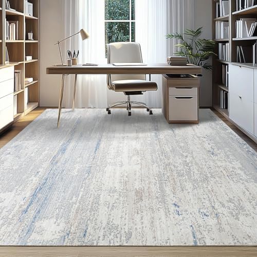 Neutral Washable Rugs 9x12 Area Rugs for Living Room,Bedroom,Dining Room