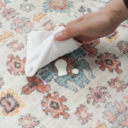 Washable Runners for Hallways: 3x8 Kitchen Runner Rugs with Rubber Backing