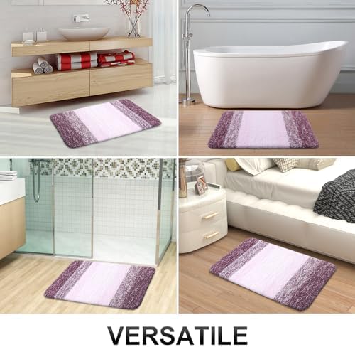 OLANLY Bathroom Rugs Mat 36x24, Extra Soft Absorbent Microfiber Bath Rugs