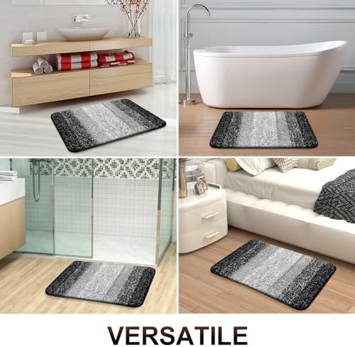 OLANLY Large Bathroom Rugs 40x32, Extra Soft Absorbent Microfiber Bath Rugs