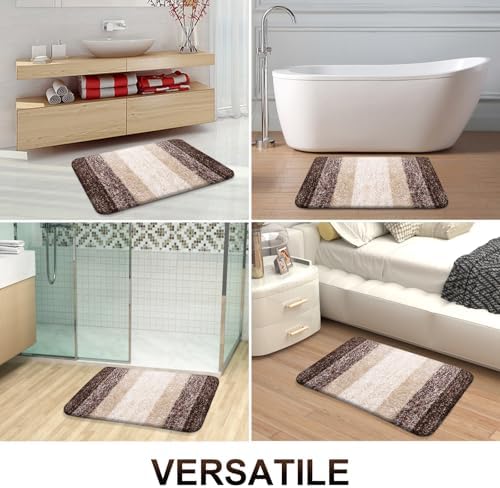 OLANLY Bathroom Rugs Mat 34x21, Extra Soft Absorbent Microfiber Bath Rugs