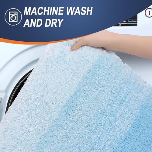 OLANLY Large Bathroom Rugs 44x32, Extra Soft Absorbent Microfiber Bath Rugs