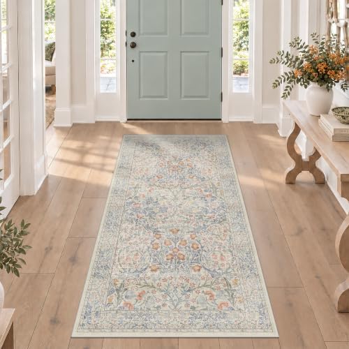 Washable 3x6 Runner Rug for Entryway, Laundry, Bathroom, Bedside, Kitchen