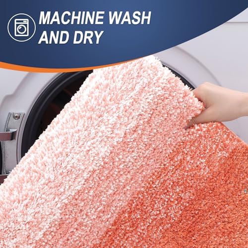 OLANLY Large Bathroom Rugs 50x30, Extra Soft Absorbent Microfiber Bath Rugs
