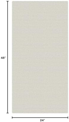 EARTHALL Washable Runner Rug, Non Slip Doormat, 2x4 Ft, Cream/Grayish