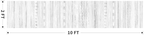 2x10 Runner Rug Machine Washable Non Slip Area Rug Distressed Neutral Moroccan Boho Rug Ultra Soft Floor Runners for Hallways for Entryway Laundry Room Kitchen, Grey