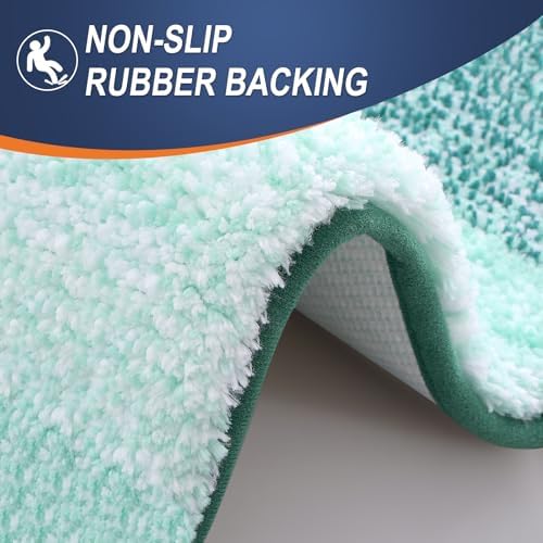 OLANLY Bathroom Runner Rug 59x17, Extra Soft Absorbent Microfiber Bath Rugs