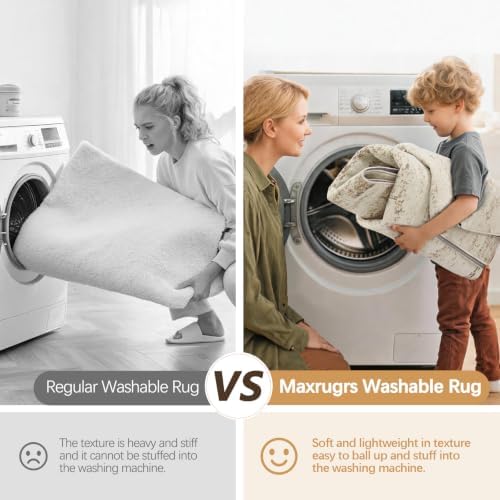 Washable Rugs 10x14 Area Rugs for Living Room,Bedroom,Dining Room Carpets