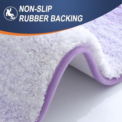 OLANLY Bathroom Runner Rug 54x24, Extra Soft Absorbent Microfiber Bath Rugs
