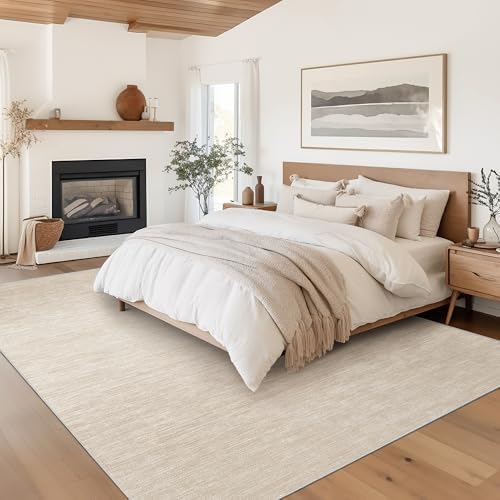 Valenrug Washable Rugs 5x7, Non Slip Large Area Rugs for Living Room, Brown