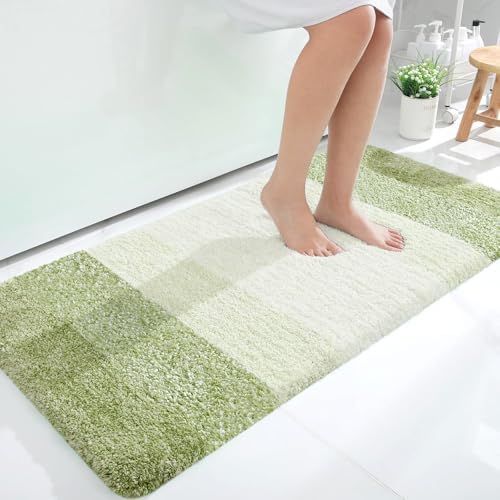 OLANLY Bathroom Runner Rug 44x24, Extra Soft Absorbent Microfiber Bath Rugs