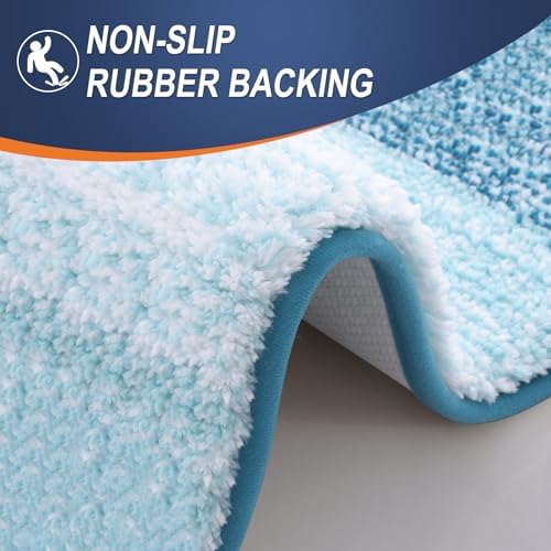 OLANLY Bathroom Runner Rug 70x24, Extra Soft Absorbent Microfiber Bath Rugs