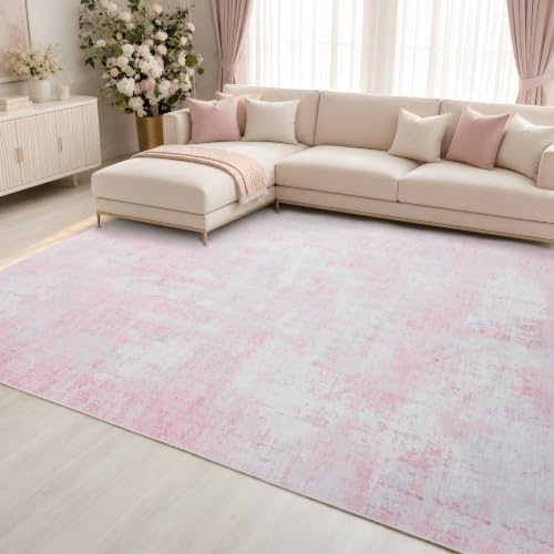 6x9 Area Rugs Washable Modern Abstract Living Room Bedroom Rug