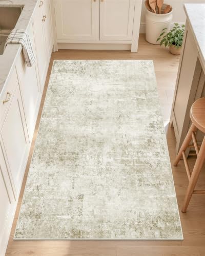OLANLY 2x4 Washable Accent Rug Non Slip Carpet for Entryway Kitchen Bedside