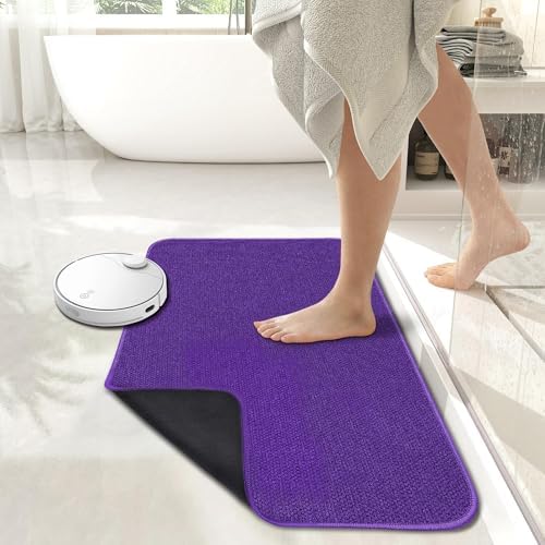 Bath Mat,Ultra Thin Bathroom Rugs,Rubber Bath Mats for Bathroom,Bath rugs