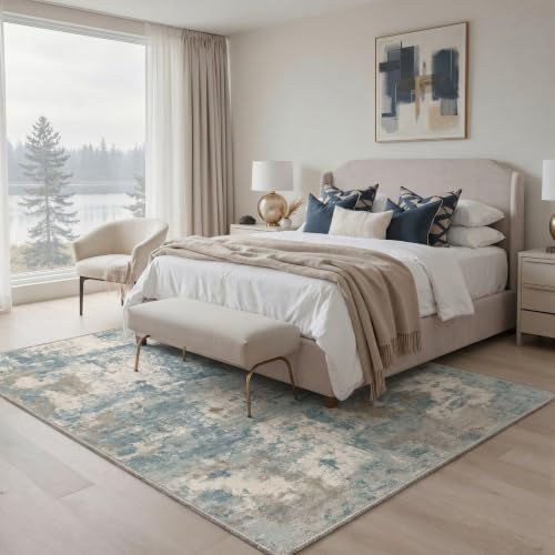 BEIMO 8X10 Area Rug for Living Room, Modern Abstract Soft Washable Non Slip