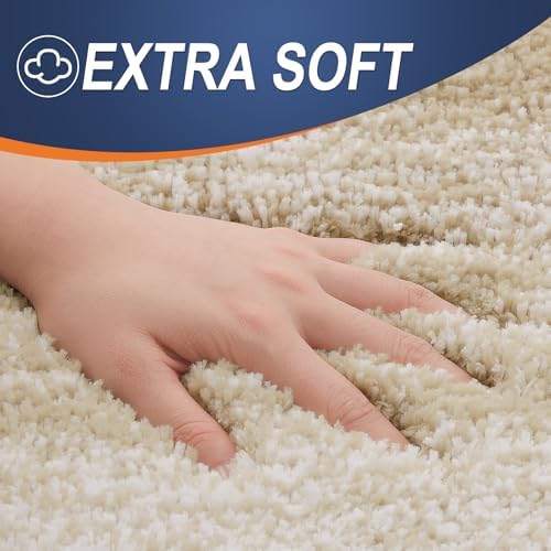 OLANLY Bathroom Runner Rug 47x24, Extra Soft Absorbent Microfiber Bath Rugs