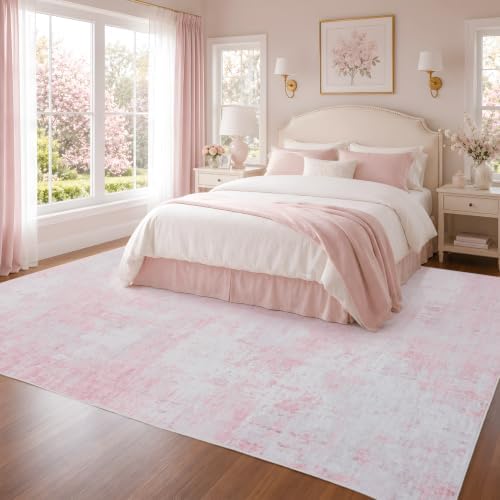 6x9 Area Rugs Washable Modern Abstract Living Room Bedroom Rug