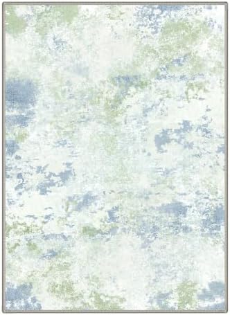 BEIMO Area Rugs 10x14 for Living Room, Green Ivory Washable Abstract Rug
