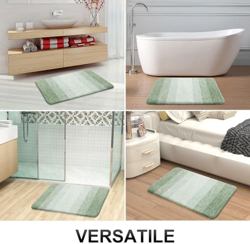 OLANLY Bathroom Runner Rug 40x24, Extra Soft Absorbent Microfiber Bath Rugs