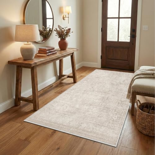 Homemate Washable Rug 4x6 Area Rugs - Vintage Rugs for Living Room