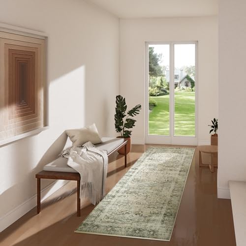 Hallway Runner Rug Non Slip: 2'6"x8' Washable Kitchen Rugs Carpet Runner