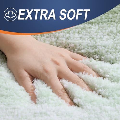 OLANLY Bathroom Runner Rug 40x24, Extra Soft Absorbent Microfiber Bath Rugs