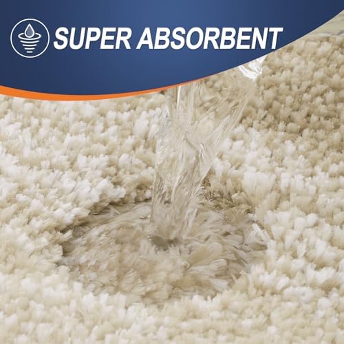 OLANLY Bathroom Runner Rug 47x24, Extra Soft Absorbent Microfiber Bath Rugs