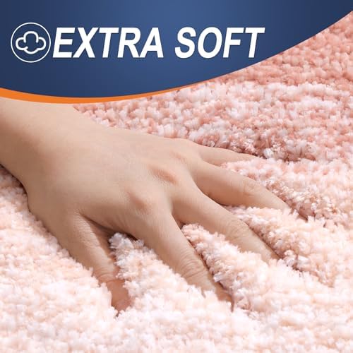 OLANLY Small Bathroom Rugs 28x18, Extra Soft Absorbent Microfiber Bath Rugs