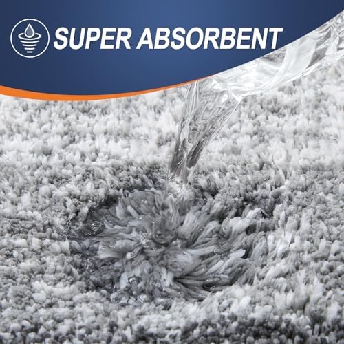 OLANLY Bathroom Runner Rug 47x17, Extra Soft Absorbent Microfiber Bath Rugs