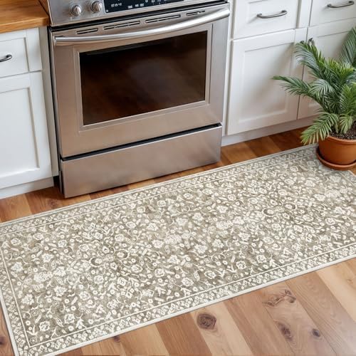 Vintage 2x5 Rug Washable Hallway Runner Non Slip Kitchen Runner