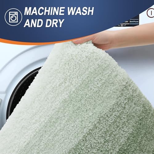 OLANLY Bathroom Runner Rug 40x24, Extra Soft Absorbent Microfiber Bath Rugs