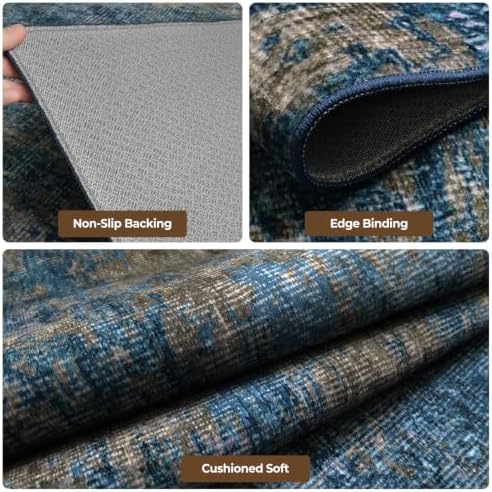 8x10 Washable Area Rug for Living Room,Bedroom,Dining Room,Nursery,Playroom