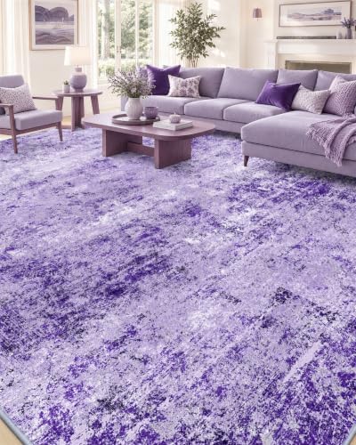OLANLY 8x10 Washable Area Rug, Soft Non Slip Carpet for Bedroom Living Room