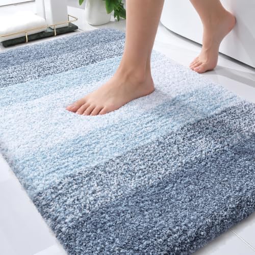OLANLY Bathroom Rugs Mat 30x20, Extra Soft Absorbent Microfiber Bath Rugs