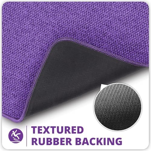 Bath Mat,Ultra Thin Bathroom Rugs,Rubber Bath Mats for Bathroom,Bath rugs