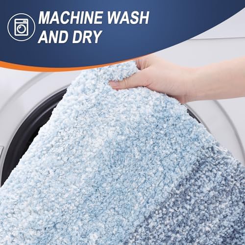 OLANLY Bathroom Rugs Mat 30x20, Extra Soft Absorbent Microfiber Bath Rugs
