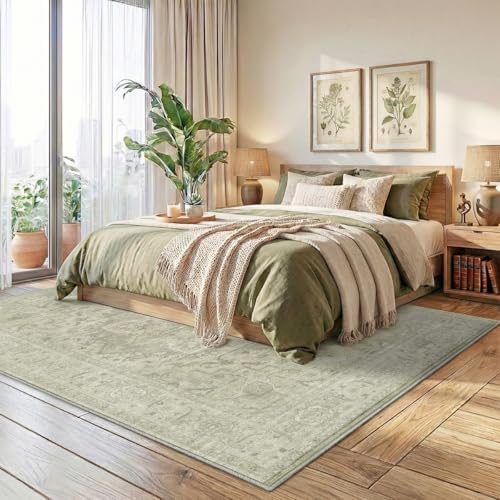 Homemate Washable Rug 6x9 Area Rugs - Vintage Rugs for Living Room
