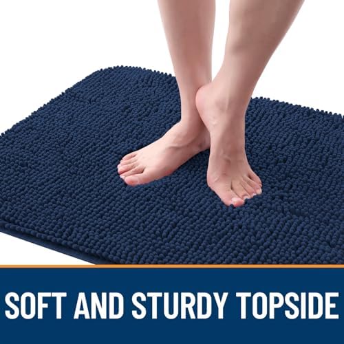 OLANLY Dog Door Mat for Muddy Paws 70x35, Super Absorbent Chenille Mud Mat