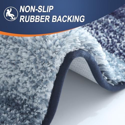 OLANLY Bathroom Rugs Mat 34x21, Extra Soft Absorbent Microfiber Bath Rugs
