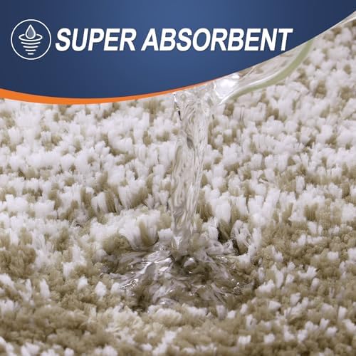 OLANLY Bathroom Rugs Mat 34x21, Extra Soft Absorbent Microfiber Bath Rugs