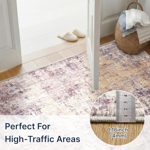 6x9 Area Rugs Washable Modern Abstract Living Room Bedroom Rug