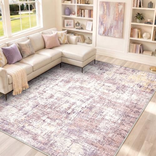 6x9 Area Rugs Washable Modern Abstract Living Room Bedroom Rug