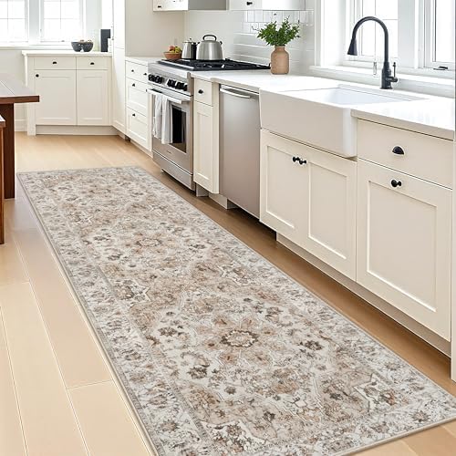 Washable Hallway Runner Rug 3x10: Non Slip Runner Rugs with Rubber Backing