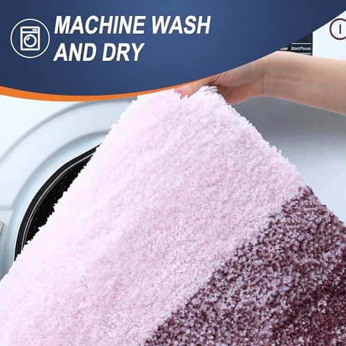 OLANLY Bathroom Rugs Mat 36x24, Extra Soft Absorbent Microfiber Bath Rugs