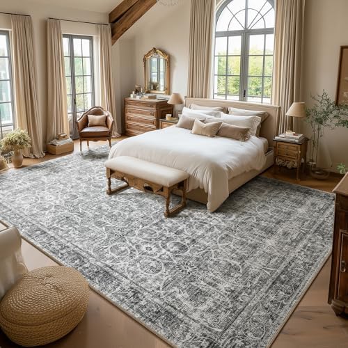 Machine Washable Rugs for Living Room: 10x14 Area Rugs for Bedroom
