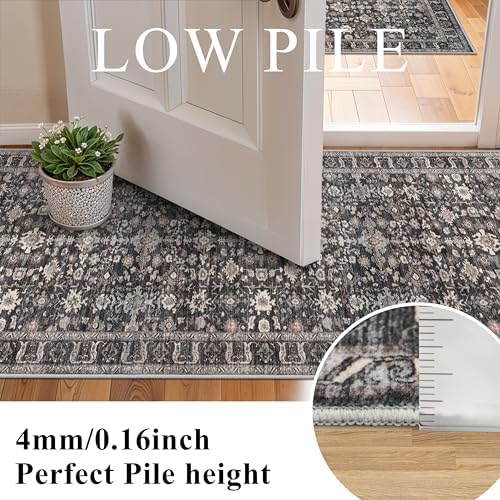 6x8 Living Room Rug - Washable Non-Slip Dining Room Rugs for Under Table