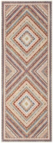 Keen Home Design Vintage Washable Runner Rug, Non-Slip Low Pile, 2x10