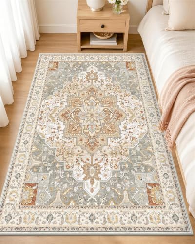 OLANLY 3x6 Washable Runner Rug, Soft Non Slip Carpet for Hallway Kitchen